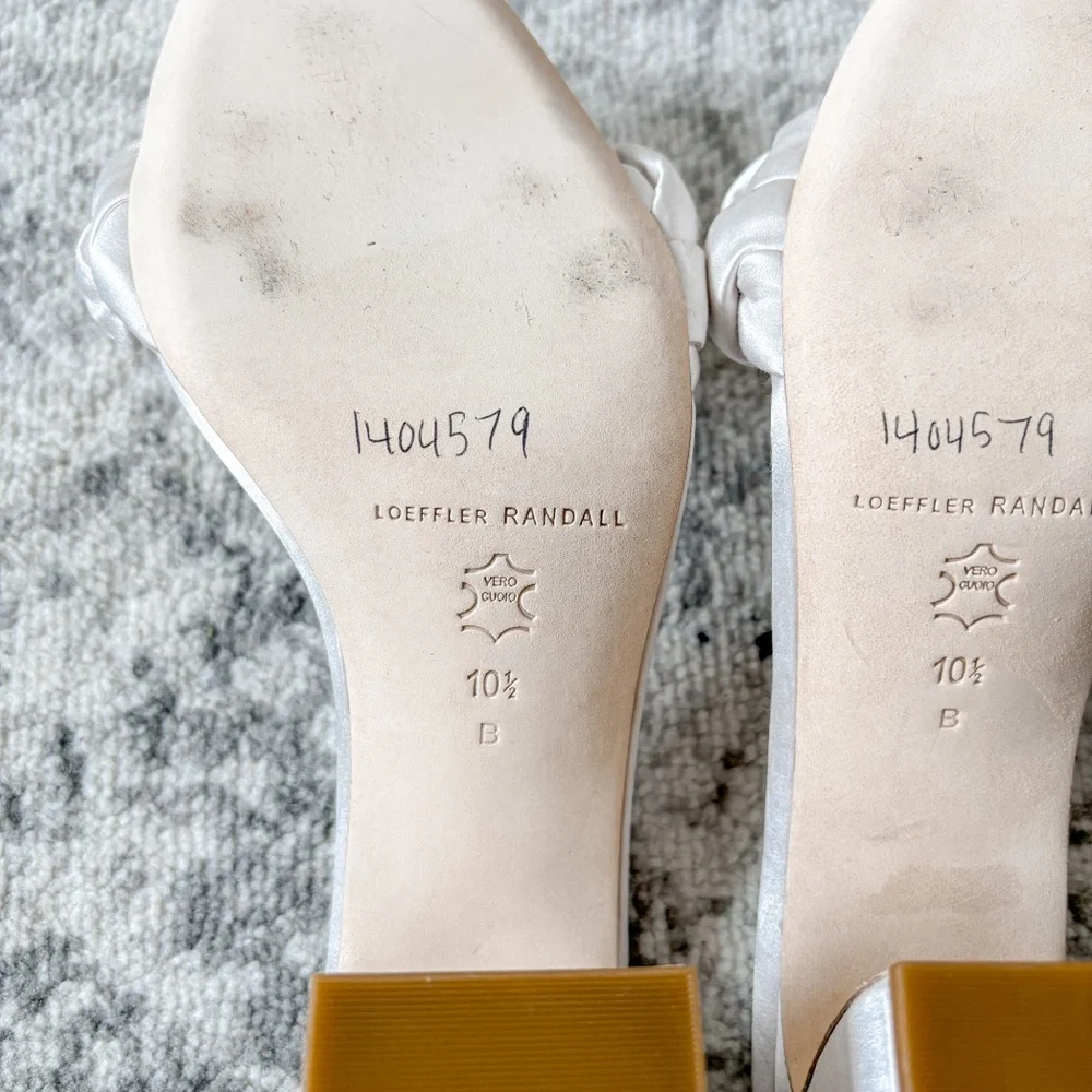 Loeffler Randall Silver Braided Heels - Picture 9 of 14